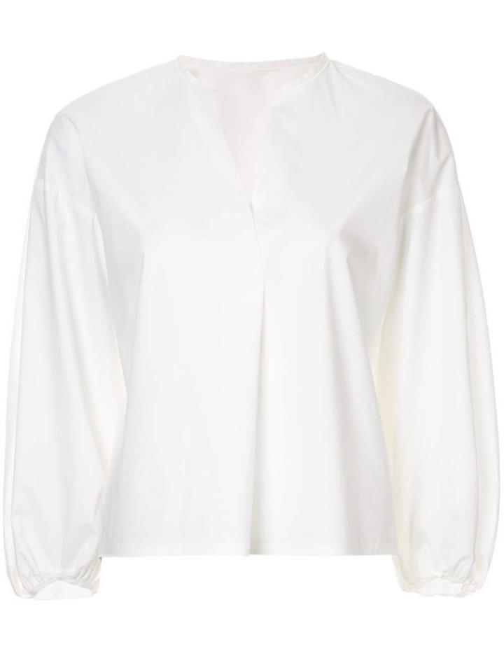Ballsey Balloon Sleeve Shirt - White