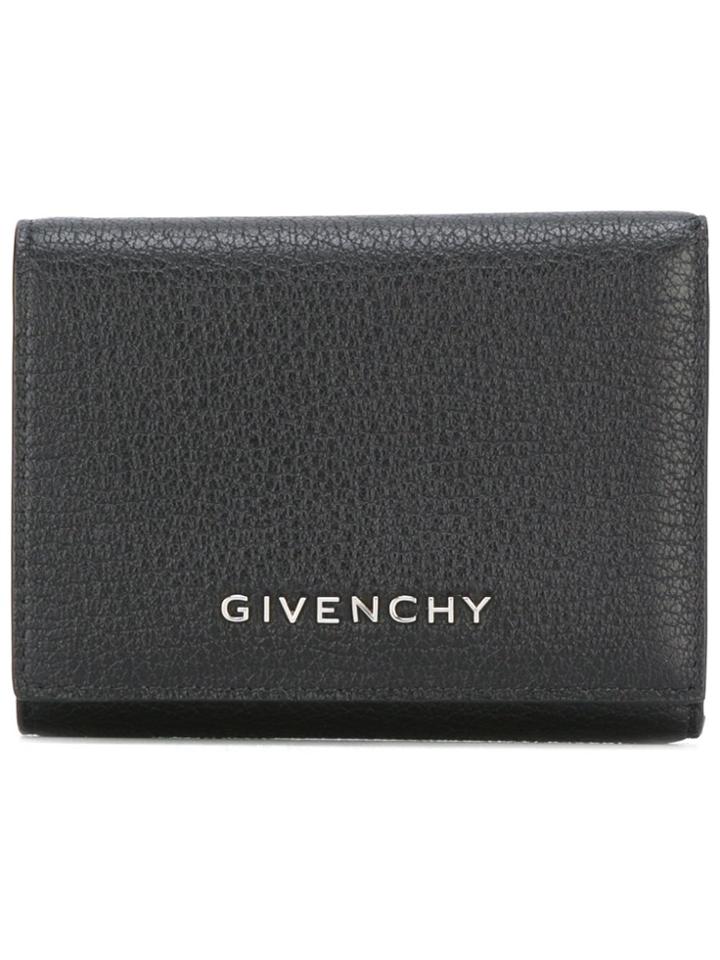 Givenchy Logo Plaque Wallet - Black