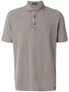 Drumohr Straight Hem Polo Shirt - Grey