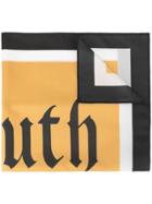 Undercover Oversized Printed Scarf - Yellow