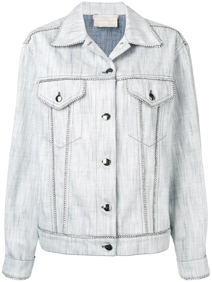 Marco De Vincenzo Classic Denim Jacket - White