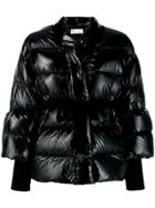 Red Valentino Belted Puffer Jacket - Black
