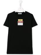 Msgm Kids Identity T-shirt - Black