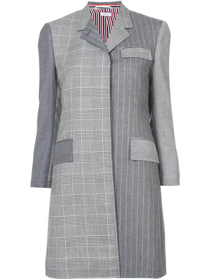 Thom Browne Classis Chesterfield Coat - Grey