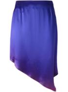 Jean Louis Scherrer Vintage Asymmetric Skirt, Women's, Size: 38, Blue