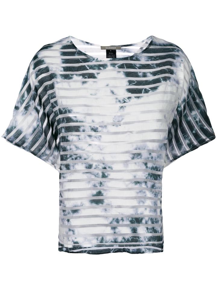 Suzusan Transparent Border Printed T-shirt - Black