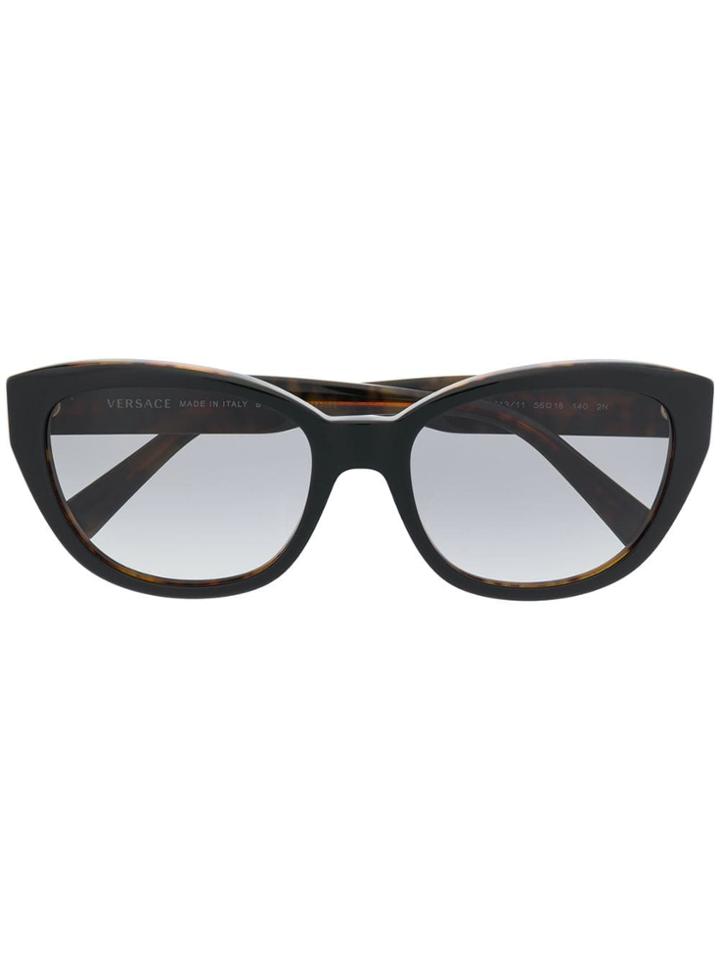 Versace Eyewear Cat-eye Shaped Sunglasses - Black