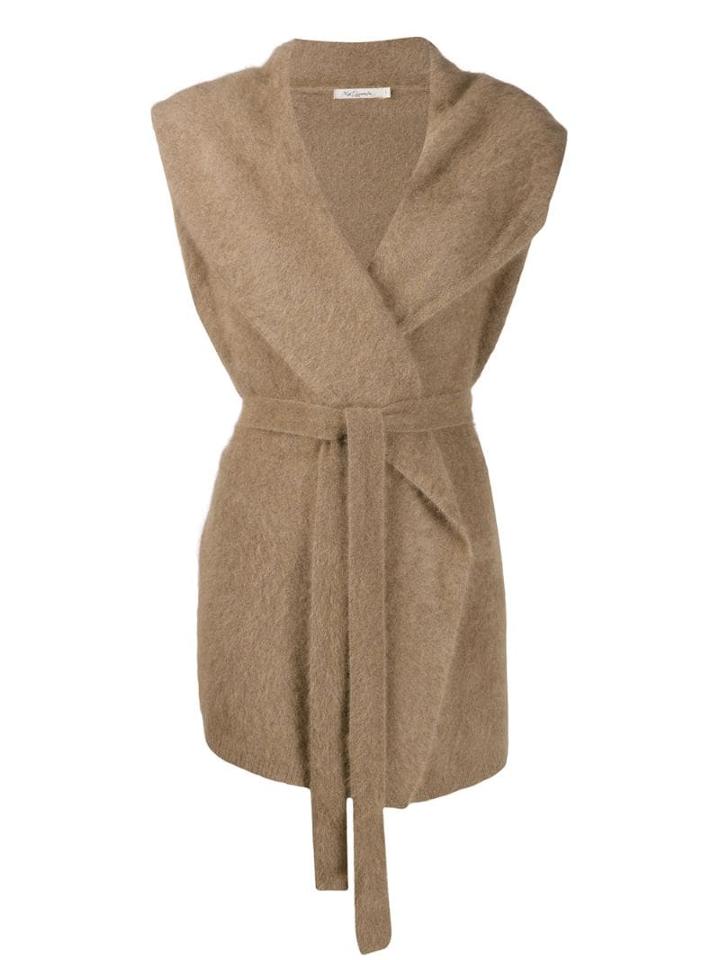 Mes Demoiselles Wrap Front Cardigan - Neutrals
