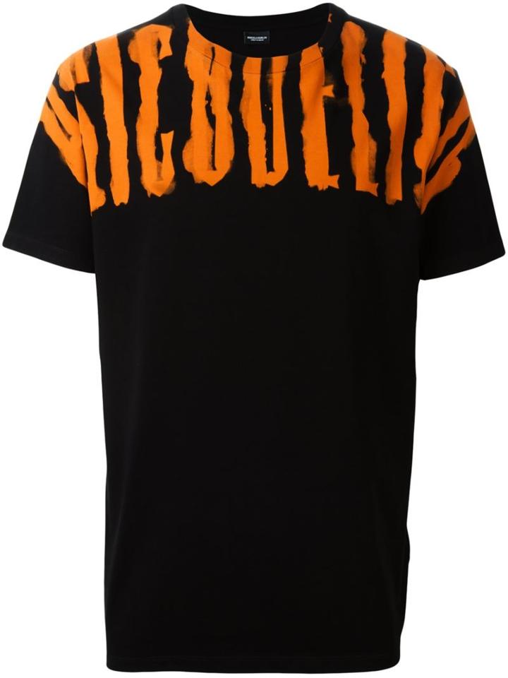 Marcelo Burlon County Of Milan Chachani T-shirt, Men's, Size: L, Black, Cotton