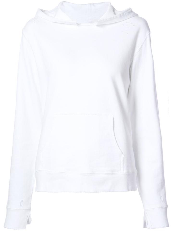 Rta Front Pocket Hoodie - White
