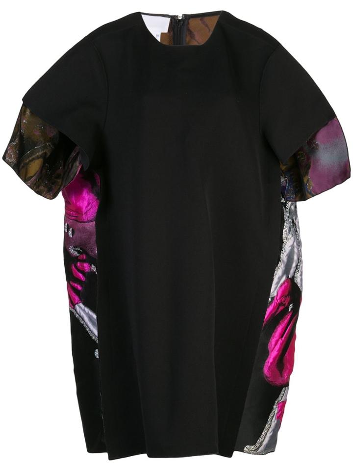 Maison Margiela Hybrid Jacquard Dress - Black