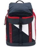 Tommy Hilfiger Contrast Flap Backpack - Blue