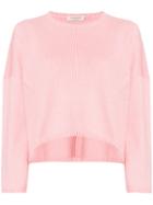 Philosophy Di Lorenzo Serafini Cropped Sweater - Pink & Purple