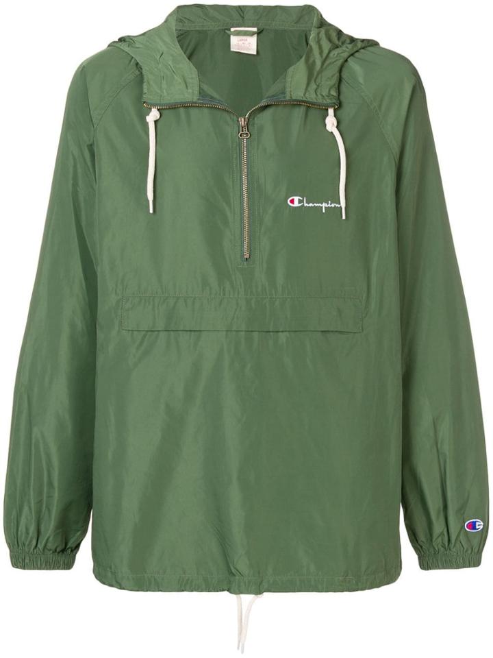 Champion Branded Windbreaker - Green