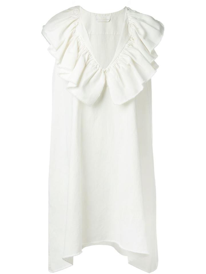Chloé Ruffle Collar Dress