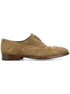 Alberto Fasciani Vulcano Oxford Shoes - Brown