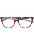 Balmain 1077 Cat-eye Glasses - Red