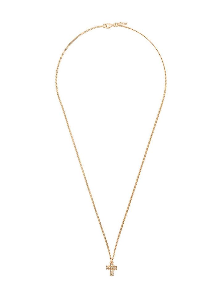 Emanuele Bicocchi Cross Pendant Necklace - Gold