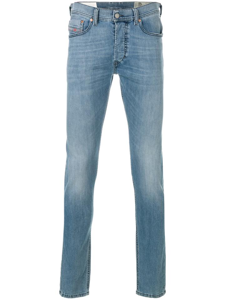 Diesel Washed Denim Jeans - Blue