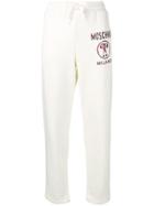 Moschino Logo Print Track Trousers - White