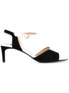 Boutique Moschino Contrast Sandals - Black