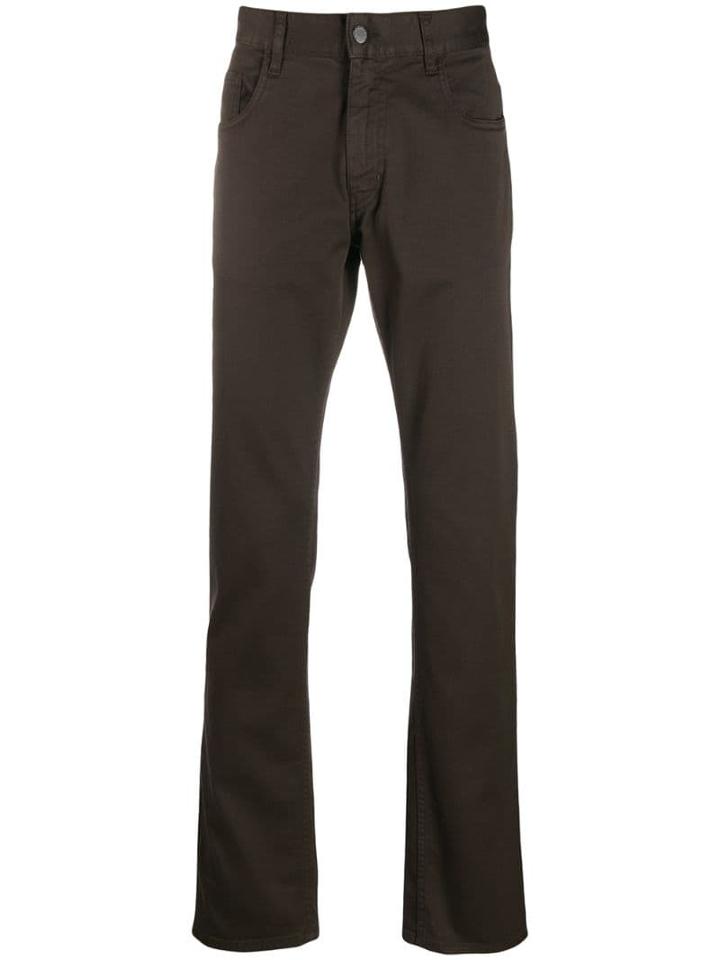 Prada Tailored Tapered Trousers - Brown