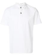 Stone Island Contrast Button Polo Shirt - White