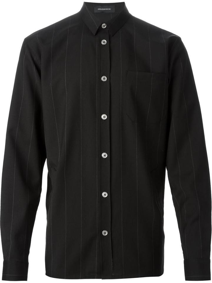 Kris Van Assche Pinestripe Shirt