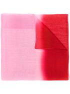 Emporio Armani Transparency Scarf - Red