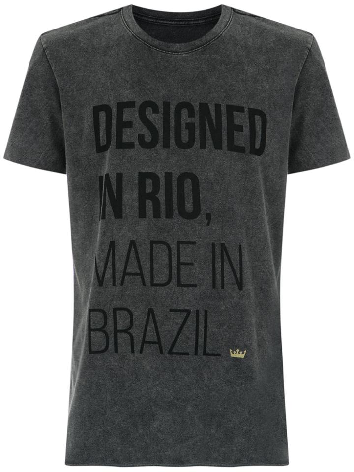 Osklen Printed T-shirt - Grey