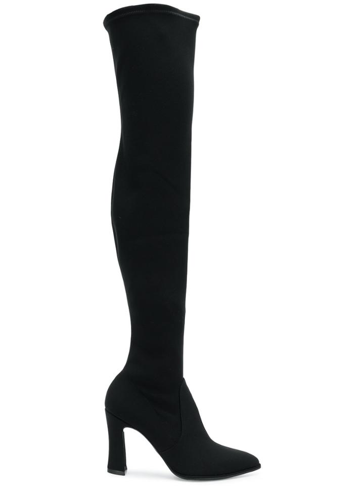 Stuart Weitzman Hi Rise Boots - Black
