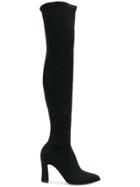 Stuart Weitzman Hi Rise Boots - Black
