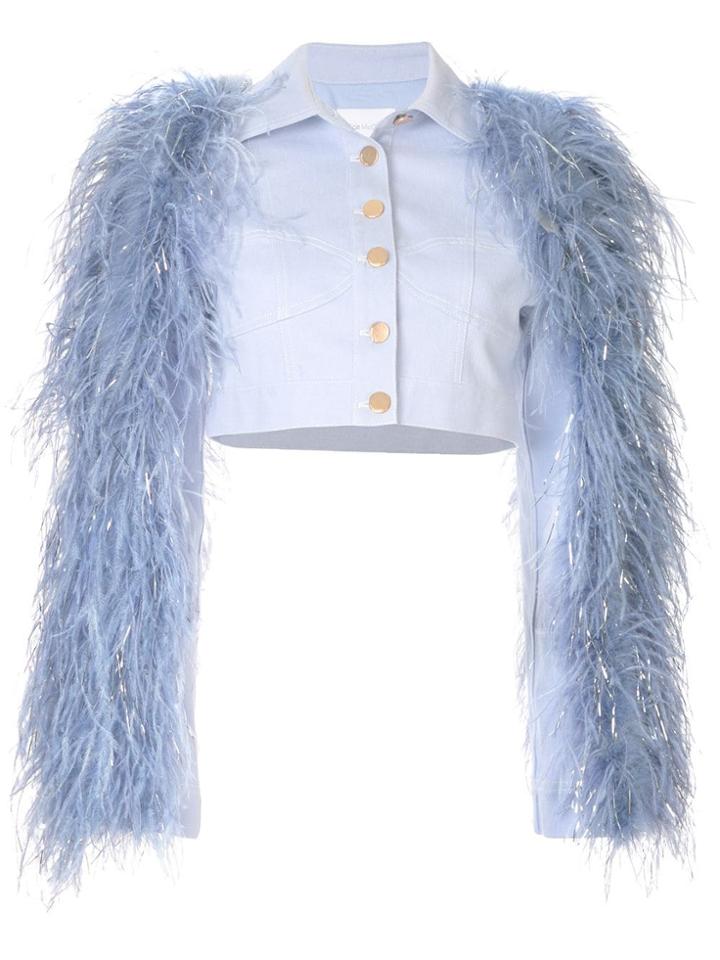 Alice Mccall Peace Feather Jacket - Blue