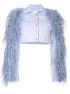 Alice Mccall Peace Feather Jacket - Blue