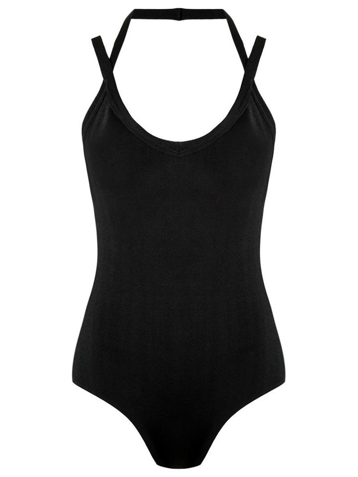 Egrey Strappy Bodysuit, Women's, Size: G, Black, Polyamide/spandex/elastane/viscose