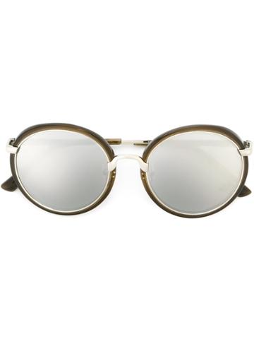 Dries Van Noten Eyewear Linda Farrow Contrast Frame Sunglasses -