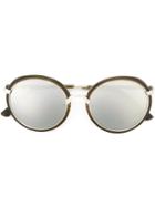 Dries Van Noten Eyewear Linda Farrow Contrast Frame Sunglasses -