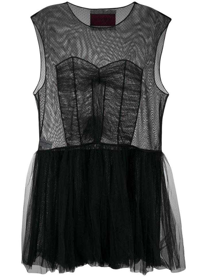 Viktor & Rolf Heart Bodice Dress - Black