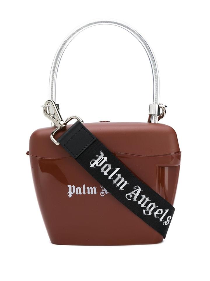 Palm Angels Padlock Bag - Brown