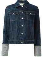 Helmut Lang Vintage Folded Sleeve Denim Jacket - Blue