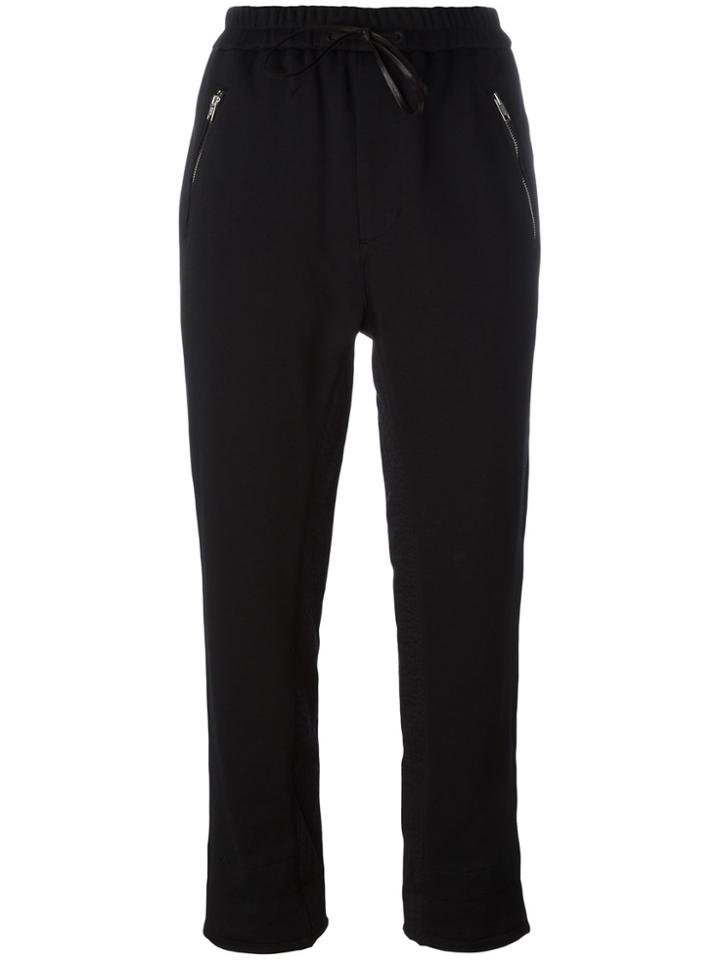 3.1 Phillip Lim Cropped Track Pants - Black