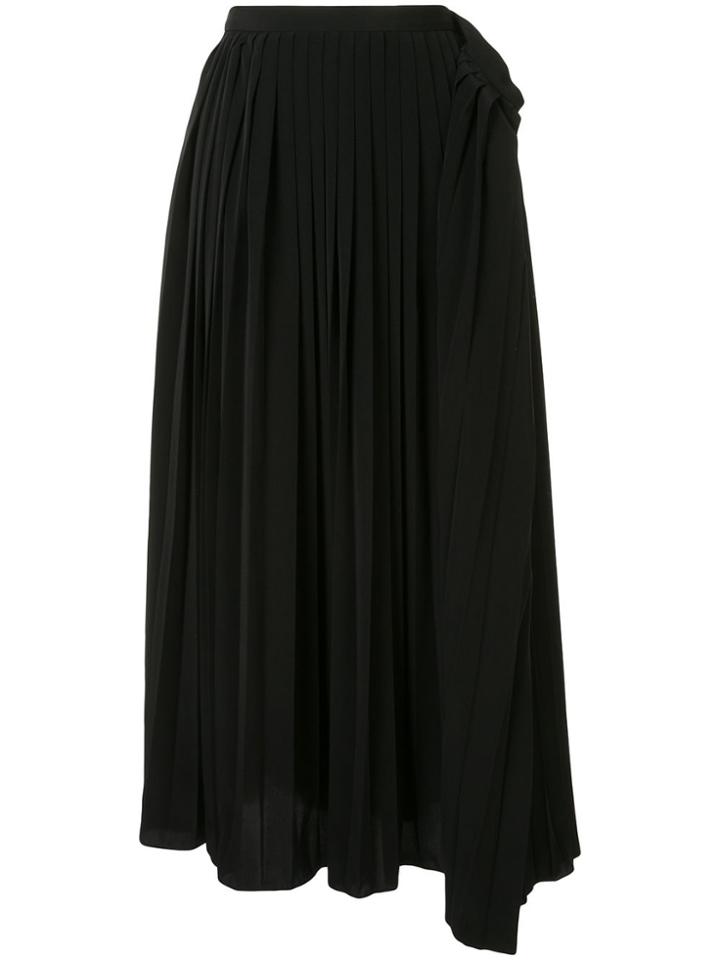 Maison Mihara Yasuhiro Pleated Skirt - Black