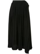 Maison Mihara Yasuhiro Pleated Skirt - Black