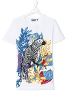 Antony Morato Parrot Print T-shirt - White