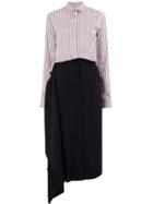 Y/project Asymmetric Shirt Dress - Blue