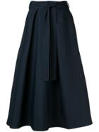 Msgm High-waisted Midi Skirt - Blue