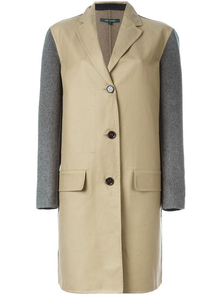 Sofie D'hoore Contrast Sleeve Coat