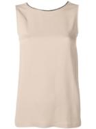 Fabiana Filippi Embellished Collar Top - Neutrals