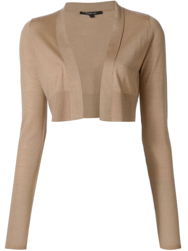 Derek Lam Long Sleeve Cardigan - Nude & Neutrals