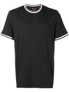 Michael Kors Striped Trim T-shirt - Black